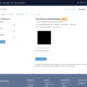 You can secure your account with two factor authentication