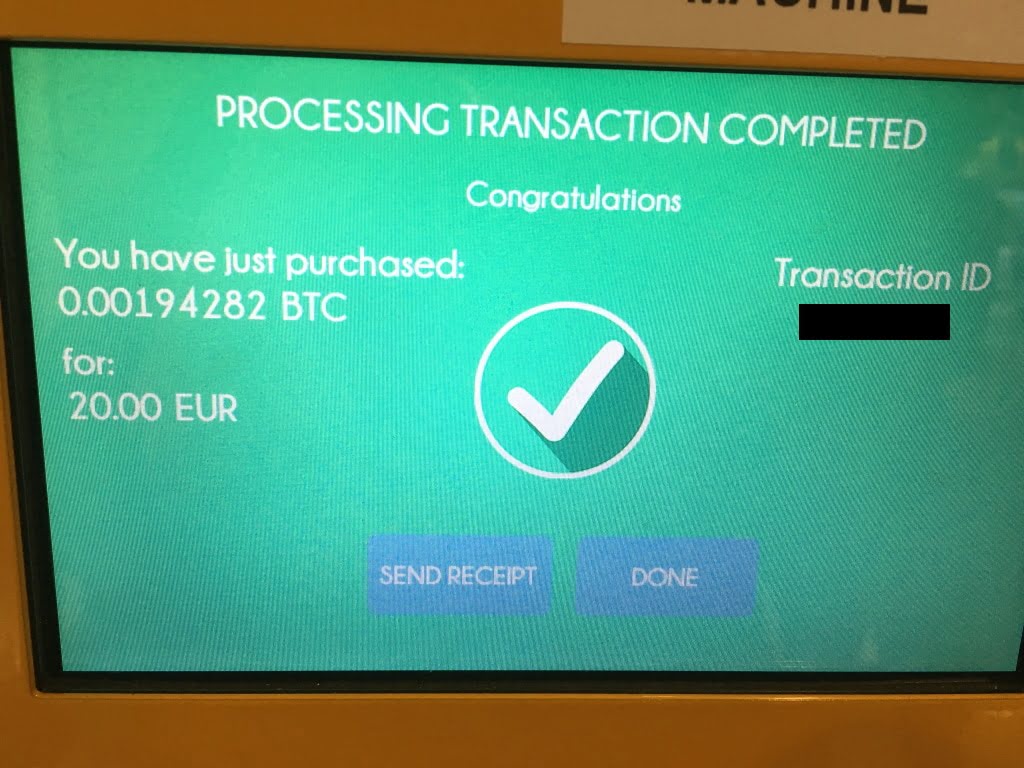 Within seconds, the transaction was processed and my wallet emailed me to let me know I'd just received crypto!